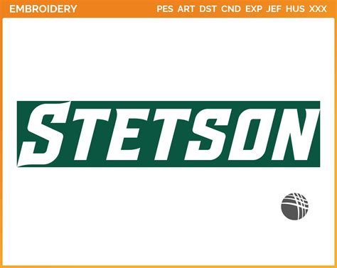 Stetson Hatters Wordmark Logo 2018 College Sports Embroidery Logo