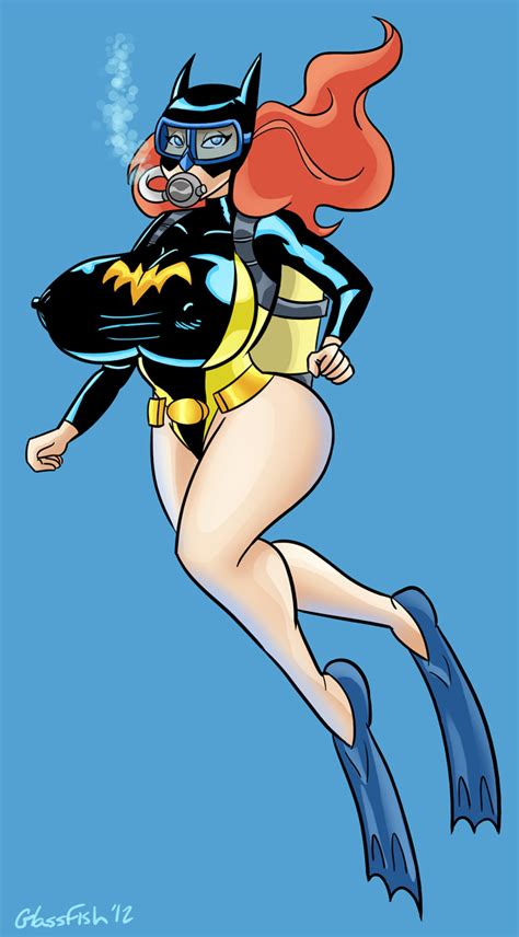 Batgirl Underwater By Glassfish Hentai Foundry