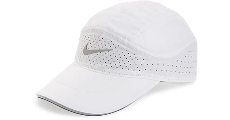 Nike Aerobill Tailwind Running Cap In White For Men Lyst