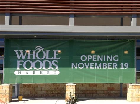Deals and sales eateries and bars store amenities events careers. New Whole Foods Tulsa Location Banner | Precision Sign ...