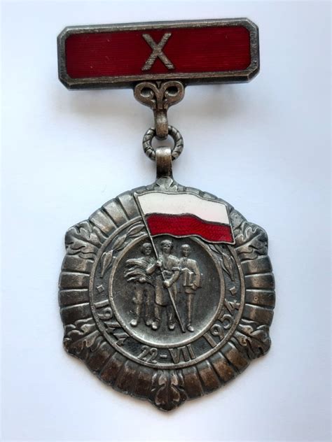 Medal 10 Lecia Polski Ludowej X Lat Prl Warszawa Kup Teraz Na