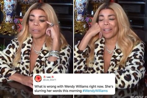 Wendy Williams Fans Worry About Host After She Appears To ‘slur Her Words And Look ‘out Of It