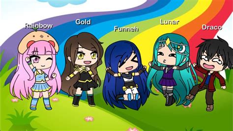 Itsfunneh And The Krew In Gacha Life People Art Good Morning Tuesday