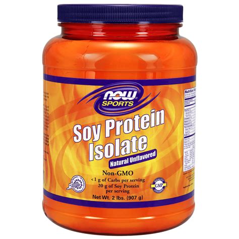 Now Foods Soy Protein Isolate Non Gmo Unflavored 2 Lbs
