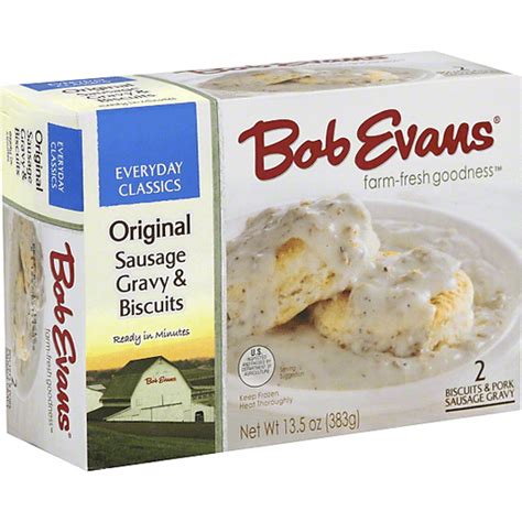 Bob Evans Everyday Classics Sausage And Gravy Biscuits Original Meals