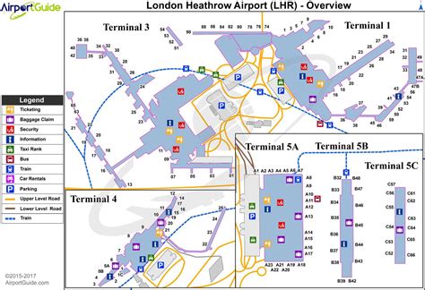 London Heathrow Airport Map Karte Von Heathrow Airport England