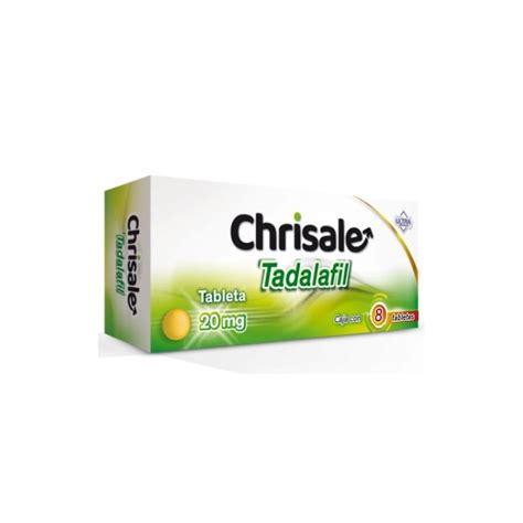 CHRISALE TADALAFIL 20MG 8 TABLETAS MEXIPHARMACY FARMACIA ONLINE