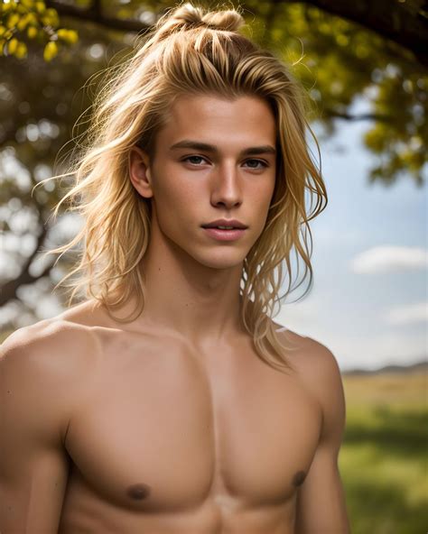 Pin By Gary P Hemelt On Long Haired Guys Blonde Guys Cute Blonde Guys Blonde Male Models