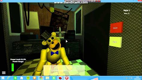 Roblox Five Night At Freddy´s Especial Golden Freddy Youtube
