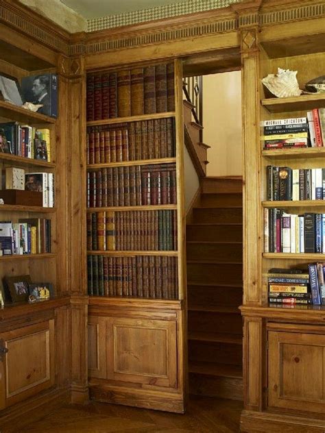 Secret Passage Library Hidden Rooms Secret Rooms House Design