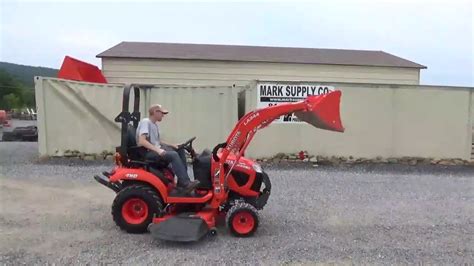 2017 Kubota Bx2380 Sub Compact Tractor Loader Belly Mower 4x4 Only 223