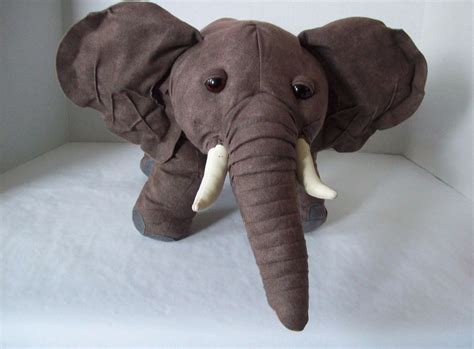 Discovery Channel African Elephant Aggo Plush Stuffed Toy 30 Pets