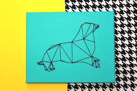 Diy Geometric Animal String Art Handmade By Kelly