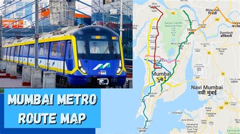 Mumbai Metro Route Map Lines 1 2a And 2b 3 4 5 And 6 Explained