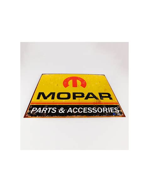 16 Mopar Logo 64 X 71 Tin Metal Sign