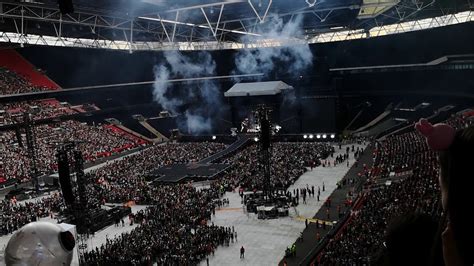 Wembley stadium (branded as wembley stadium connected by ee for sponsorship reasons) is a football stadium in wembley, london. BTS Wembley - YouTube