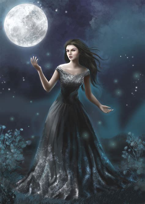 Lady In Moonlight By Artrulesmyworld On Deviantart