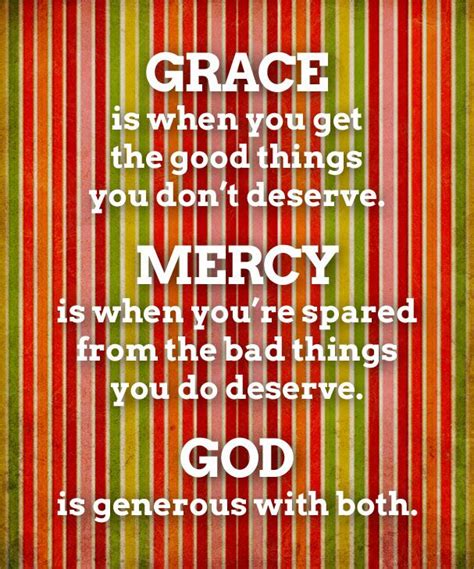 Gods Mercy And Grace Inspirational Quotes Words Quotes