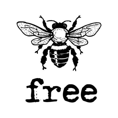 Bee Free SVG INSTANT DOWNLOAD Digital Art png and svg | Etsy in 2021