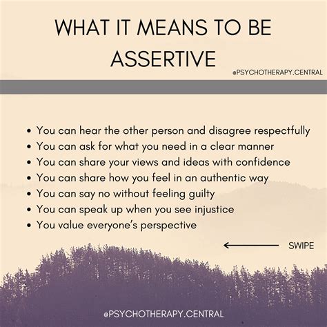 What It Means To Be Assertive