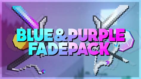 Minecraft Pvp Texture Pack Curtcos Blue And Purple Fade