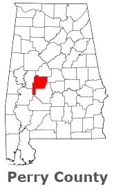 Perry County On The Satellite Map Of Alabama Actual Satellite