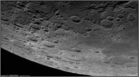 Lune Et Morceau 28 Et 29022020 Astrophotographie Webastro