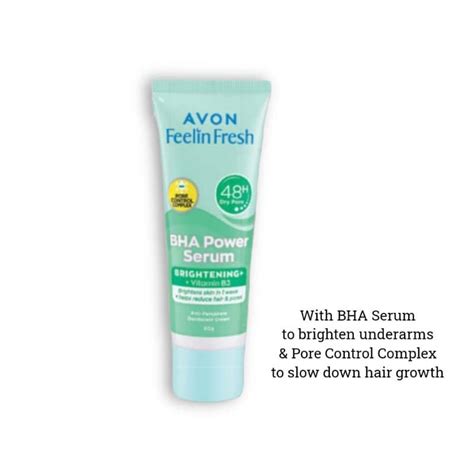 Avon Feelin Fresh Bha Power Serum Quelch Whitening Anti Perspirant