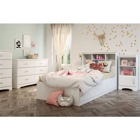 They offer coil mattresses that come with 6'' gauge innersprings. South Shore Callesto Kids Bedroom Furniture Collection ...