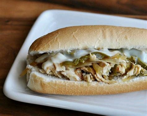 Chicken Philly Sandwiches Slow Cooker Chicken Recipes Slow Cooker