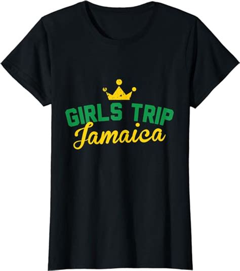 Womens Girls Trip Jamaica T Shirt Uk Fashion