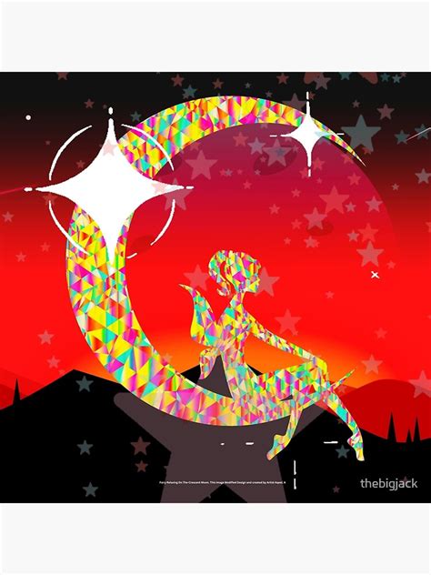 Fairy Relaxing On The Crescent Moon This Image Modified Design And