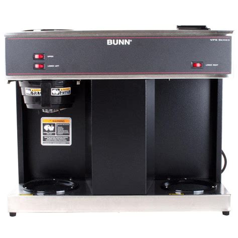 Bunn Vps 12 Cup Commercial Coffee Maker With 3 Warmers 042750031