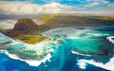 Underwater Waterfall In Le Morne Brabant Mauritius Known