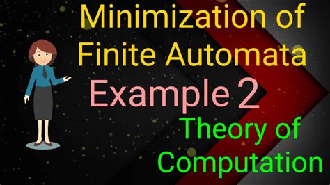 Minimization Of Dfa Example 2 Toc Dfa Minimization Youtube