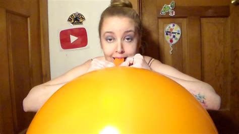 Blowing Up A Big Balloon No Pop Youtube