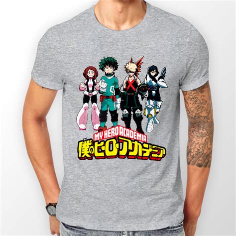 My Hero Academia Team Boku No Hero Anime Manga Tshirt T