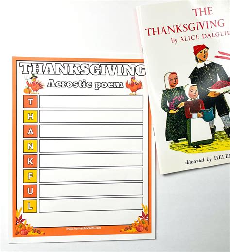 Thanksgiving Acrostic Poem Templates 4 Free Printables