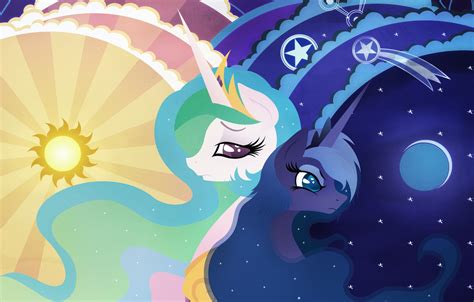 Luna And Celestia Mlp Wallpaper