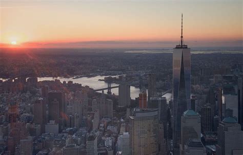 Sunrise Over Nyc New York City Focus Flight With Flynyon Doorless