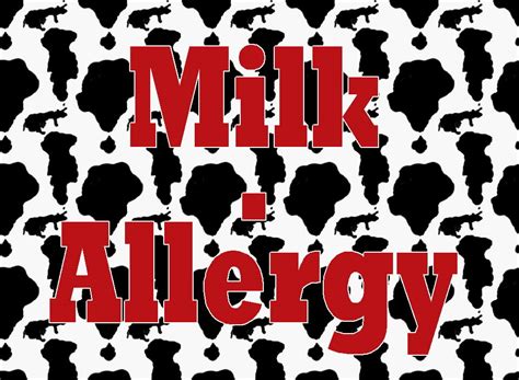 Free Posters And Signs Milk Allergy