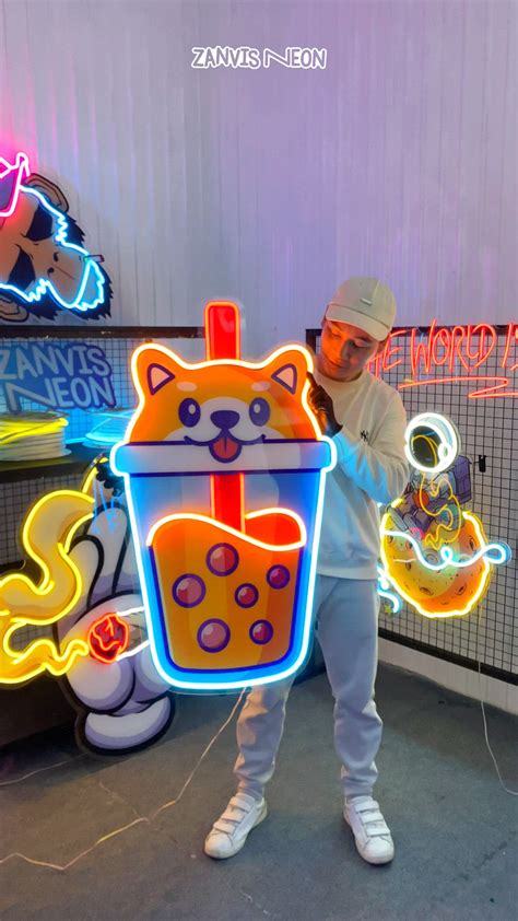 Hamburguesa 1 | Letrero de neón, Base de acrilico, Diseño de neón