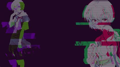 Glitched Anime Pc Wallpapers Wallpaper Cave