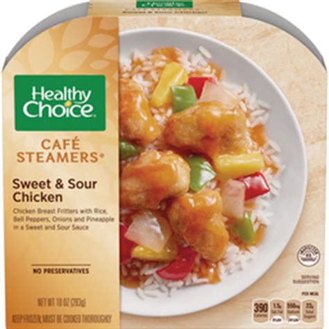Earlier today i bought healthy choice's general tso's spicy chicken at the frozen dinner aisle of my local big w. decided to try it without the addition of other sauces. Café Steamers Low-Fat Meals | Healthy Choice