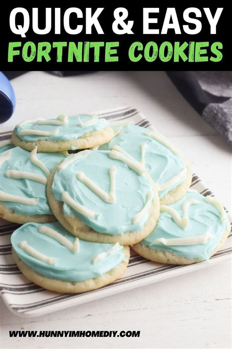 Make Your Own V Bucks Fortnite Cookies With Just 3 Ingredients Easy