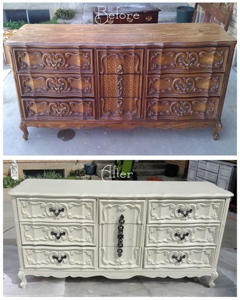 The ultimate furniture refinishing guide. Skitt A Skatt: Before and After Dresser and Nightstand ...