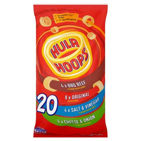 Hula Hoops Variety Pack Crisps 20 X 24 G Tesco Groceries