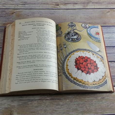 Vintage Cookbook Womans Home Companion Cookbook 1946 By Etsy
