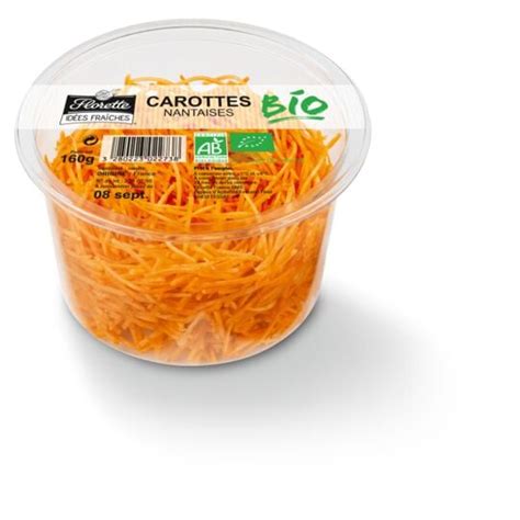 Carottes Nantaises Bio Florette La Barquette De 160g à Prix Carrefour