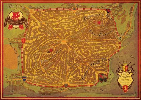 Map Of Kings Landing Game Of Thrones Pinterest
